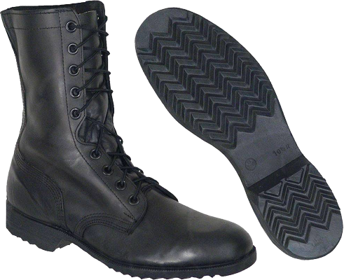 Us army black hot sale leather combat boots